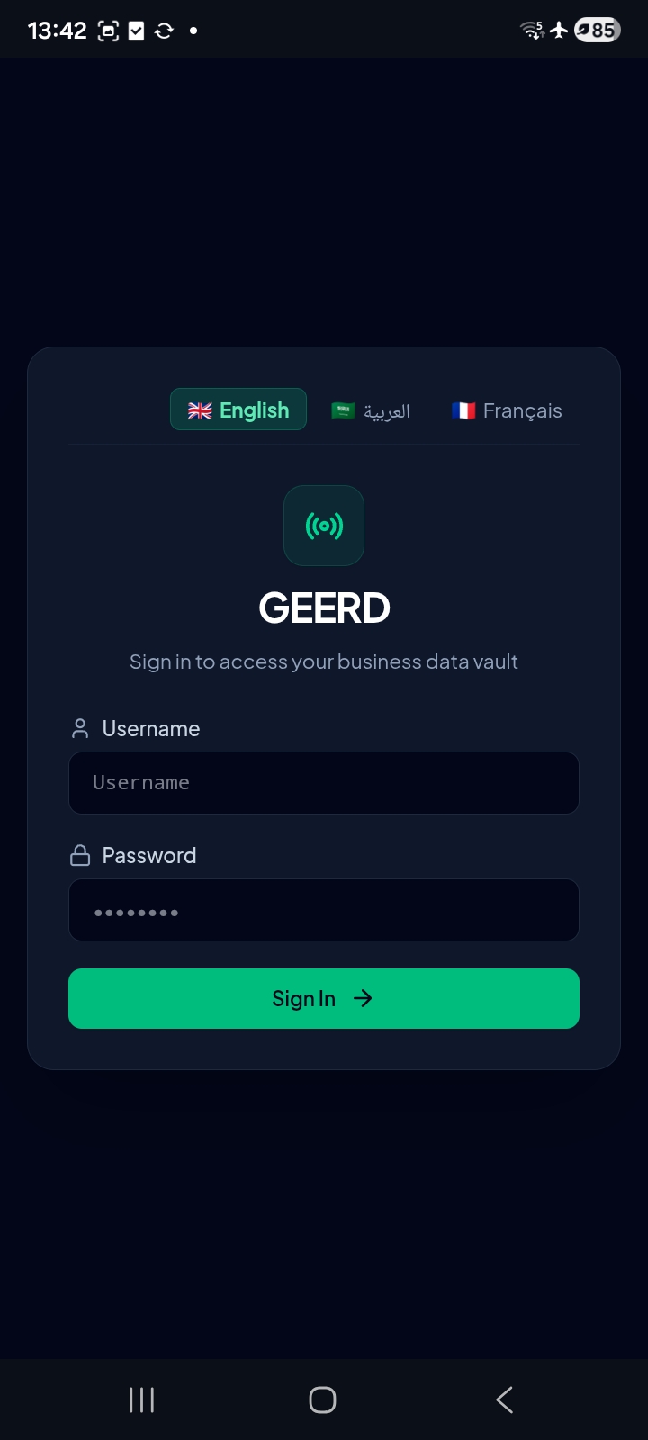 Secure Multilingual Sign-in